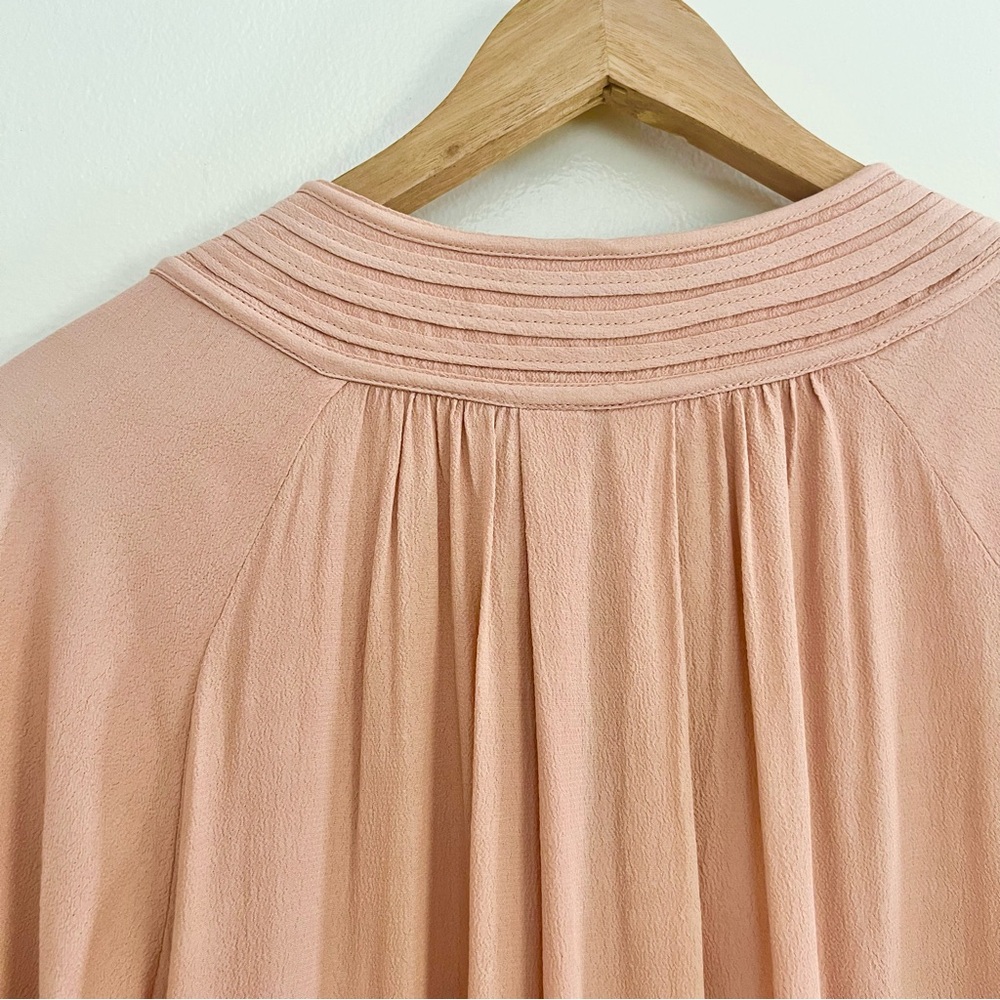 Diane Von Furstenburg Peach Aquilina Blouse - Picture 12 of 13